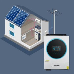 Hibridni Inverter Off-Grid 6kVA | 6kW | 120A | 48V | MPPT | LCD | Wi-Fi | BMS | Sinus - Image 4